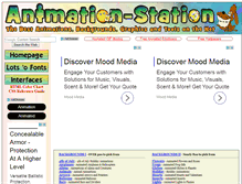 Tablet Screenshot of animation-station.com